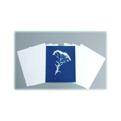 Blue Sunprints - Cyanotype Store Cyanotype Paper (8 x 10&quot;, White, 12 Sheets)