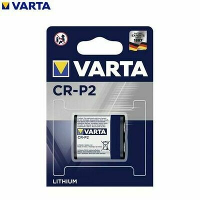 Varta CR-P2 Lithium Battery - CR223  (smaller than 2 CR5), 6 V battery -  - CR-P2 / EL223AP / K223LA / RLP2 / DL223A
