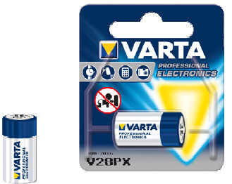 VARTA V28P / 4SR44L Lithium Power Photo Batterie (Other designations: L 544, PX 28, 476, KS 28, 4 SR 44 P)