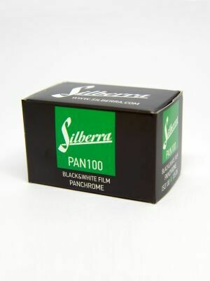Silberra PAN100/ULTIMA 100 Black and white Panchromatic Film expired 02/2021