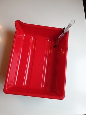Paterson Set 3 laboratory trays 18x24cm for paper size 13x18cm (5x7") white, red and grey