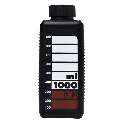 JOBO scale bottle 1.000ml black - For storing photochemicals.