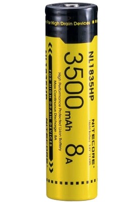 Nitecore NL1835HP 3500mAh Battery -  rechargeable li-ion battery