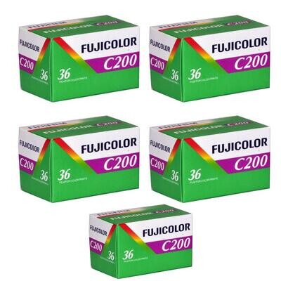 Fujicolor C200 135/36 MHD 04/2024 - 5er Packung