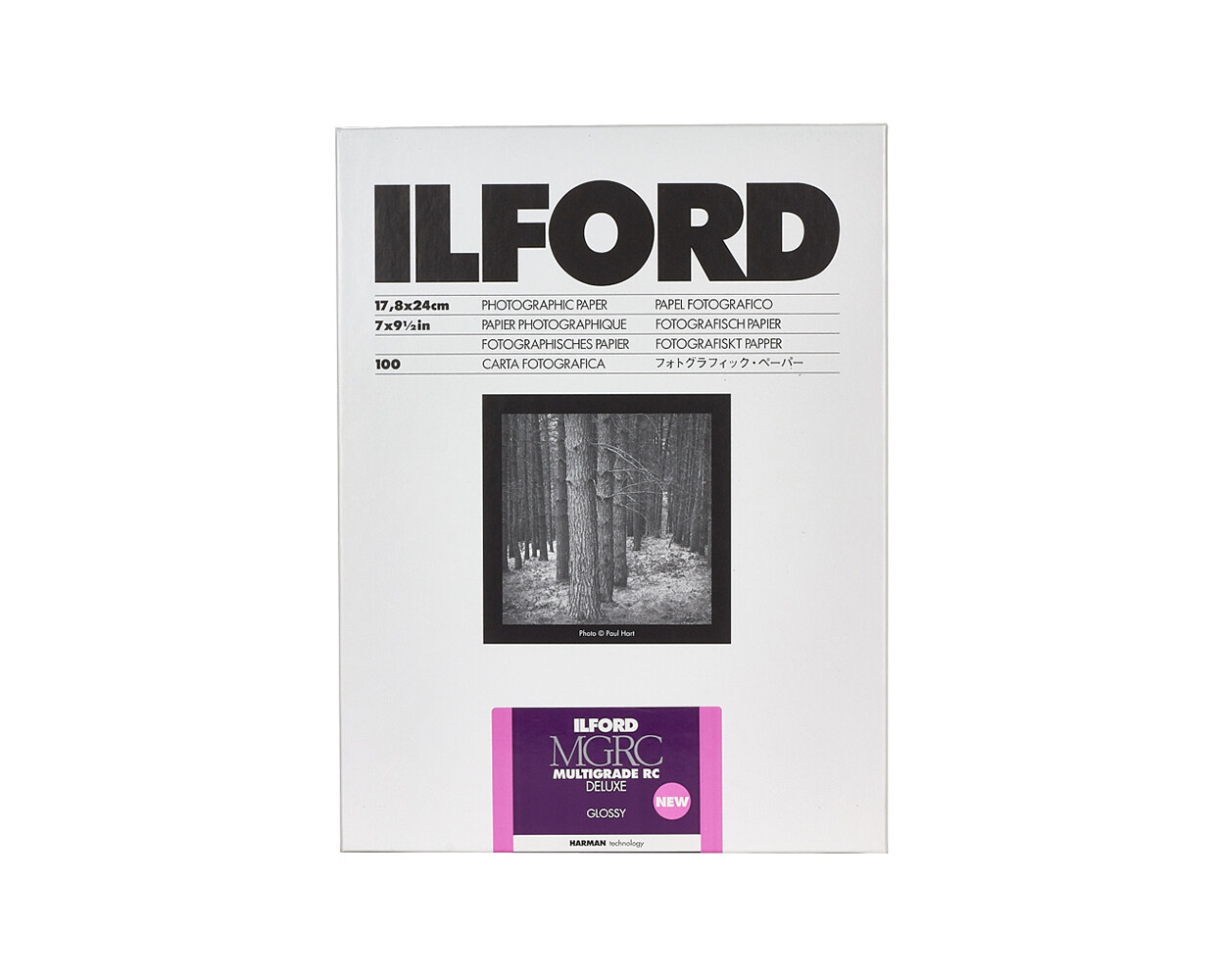 ILFORD Multigrade IV 1M Glänzend Format : 17.8x24cm - 7x9.5 Inch 100 Blatt (1170207)