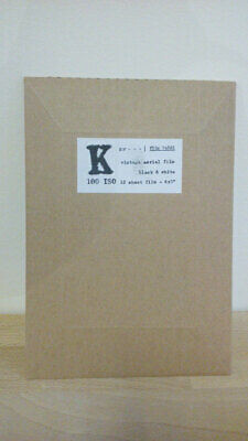 WASHI K- 100iso /21° 4x5 Inch Planfilm 10,2x12,7 CM (4x5 INCH) 12 sheets