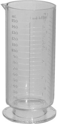 Measuring cylinder 150ml - Plastic Graduate