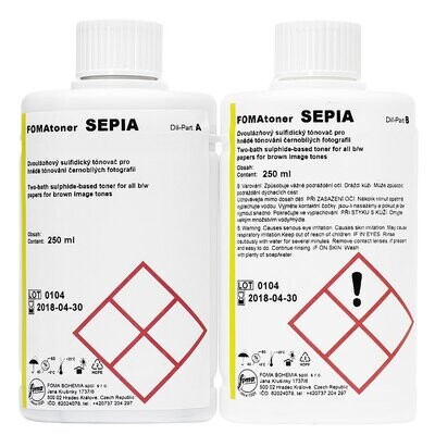 FOMA Fomatoner Sepia Toner 2x250 ML Liquid Toner Concentrate