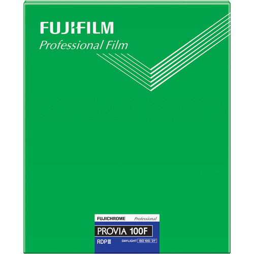 FUJIFILM Fujichrome Provia 100F Professional RDP-III Color Transparency Film (8 x 10&quot;, 20 Sheets)
