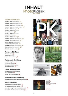 PhotoKlassik IV.2022: Analoge Fotografie – feiert zehnten Geburtstag mit der Jubiläumsausgabe IV.2022
