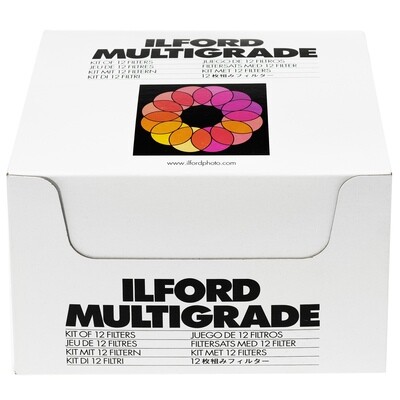 Ilford Multigrade Gelatin Filter Set 3 x 3" with Holder