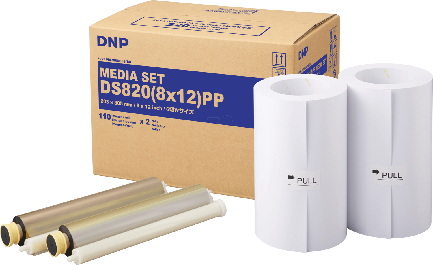 DNP Media Kit for DS 820 20.3x30.5cm / 8x12 Inch 220 photos