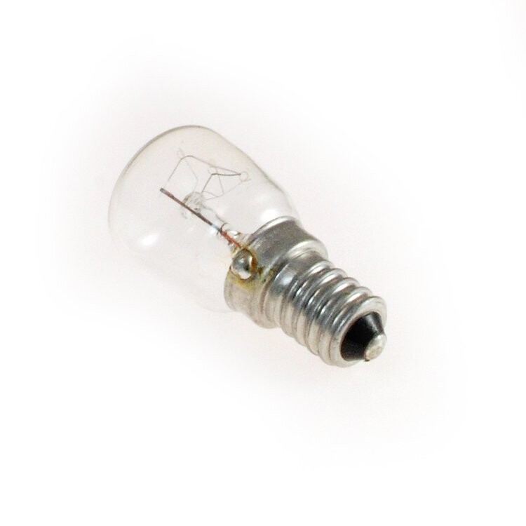 OSRAM darkroom lamp - replacement bulb 15 Watt, candle thread, short, frosted, colourless