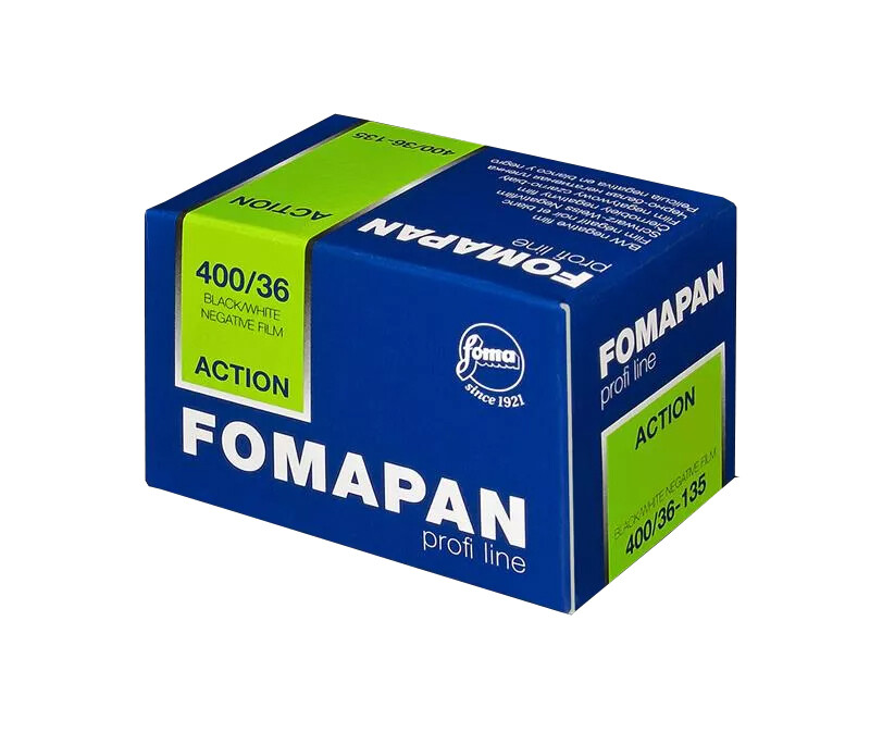 Fomapan 400 Action Profi line Kleinbildfilm 135-36 schwarz/weiss MHD 08/2025