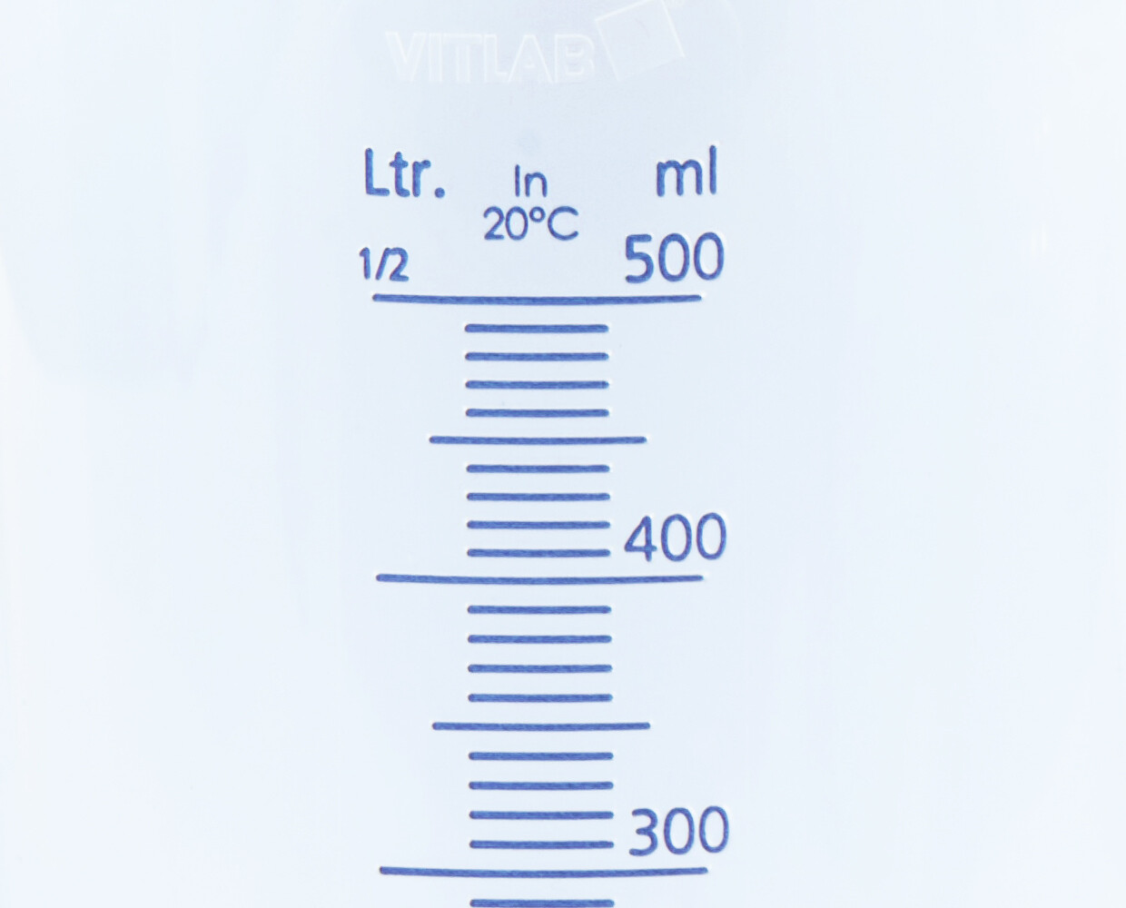 Messbecher 500 ml aus chemikalienbeständigem Kunststoff