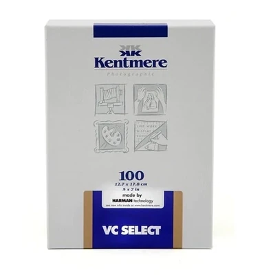 Kentmere VC Select 24 x 30 cm / 9.5x12 Inch 50 sheets Gloss - In stock shipping. Delivery time 5-8 working days