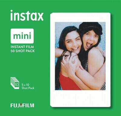 Fuji INSTAX Mini Color Film, picture size 6,2x4,6 cm 5 films for 50 pictures
