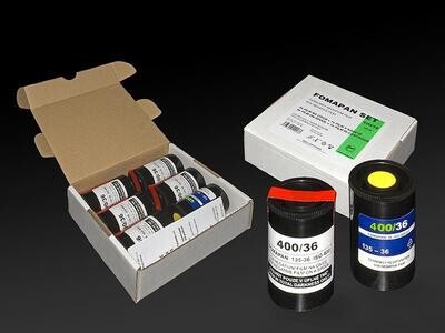 FOMA FOMAPAN 400 - 135 Set 6x 35 mm/36 Film auf einer Rolle + 1 Patrone MHD 05/2025