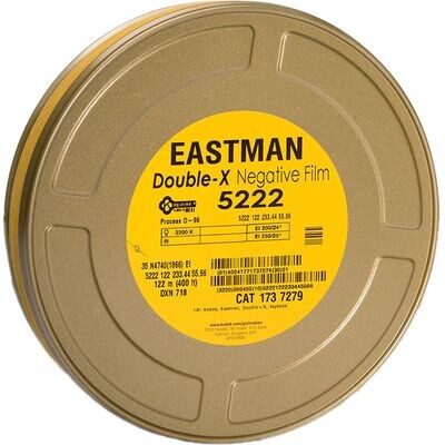 Kodak Eastman Double-X Black-and-White Negative Film 5222 35mm, 122m Roll,