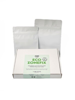 Eco Zonefix zum Ansatz von 1000 ml - geruchloser alkalischer Schnellfixierer für Schwarzweissfilm und Papier
