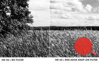 ADOX M58 *SNAP-ON* gelatine filter IR-2X