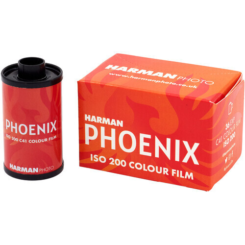 HARMAN technology Phoenix 200 Color Negative Film (35mm Roll Film, 36 Exposures)  expired 09/2026