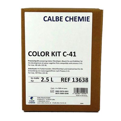 Calbe C-41 Color Negative Processsing Kit - 2.5 Liter