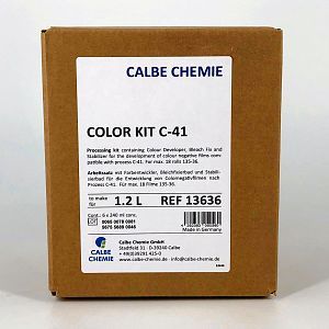 Calbe Chemie Color Kit C-41 Entwicklungskit für Color Negativ Filme Filmentwickler C-41 6x 240 ml Konzentr