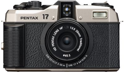 PENTAX 17 HALF-FORMAT ANALOGUE CAMERA DARK SILVER