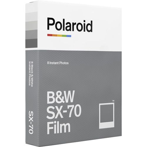 Polaroid Black &amp; White SX-70 Instant Film (8 Exposures)