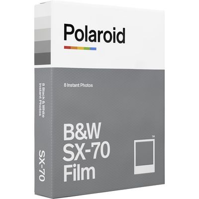 Polaroid Black &amp; White SX-70 Instant Film (8 Exposures)