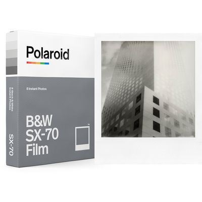 Polaroid Black &amp; White SX-70 Instant Film (8 Exposures)