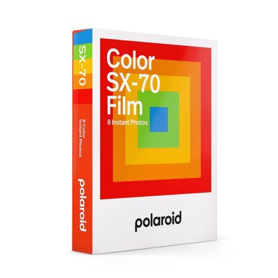 Polaroid Originals SX-70 COLOR, 8 Aufn. für Polaroid SX 70 Kamera, 160 ASA, 8 Aufnahmen im zulauf verfügbar ab den 04.12.2024