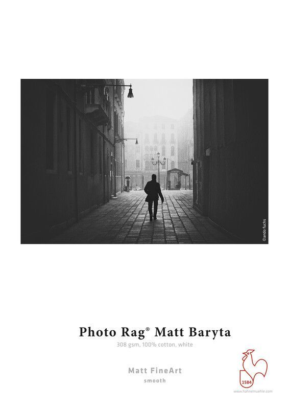 HAHNEMÜHLE Photo Rag Matt Baryta 308 g/m² 510 µ A2 42 x 59,4 cm 25 sheets