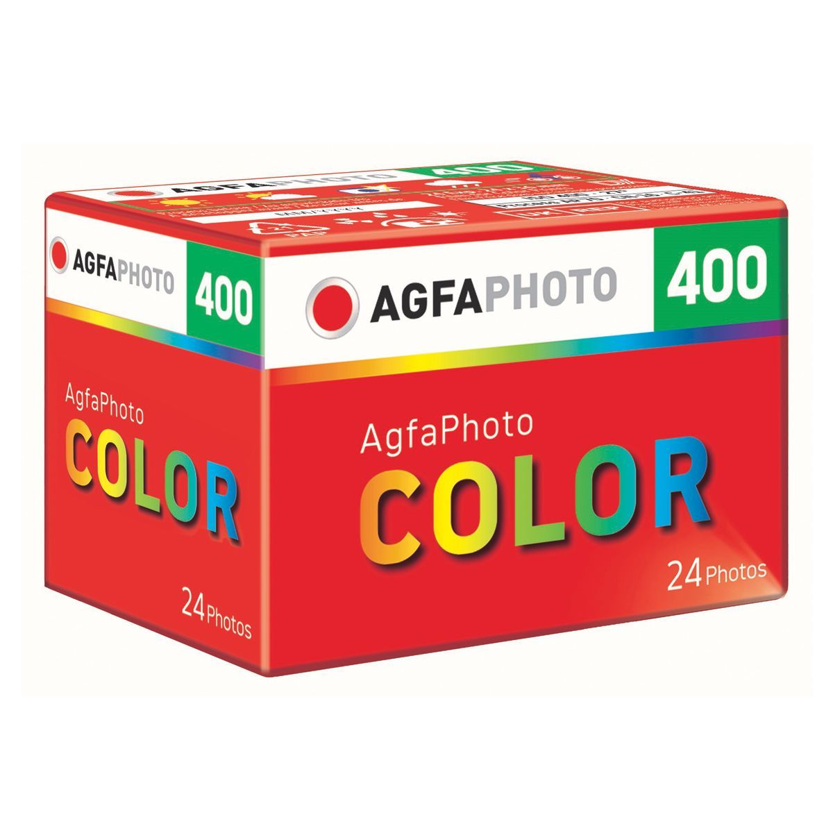 ​AgfaPhoto Color 400 135-24 35mm film with 24 exposures Expired 10/2026