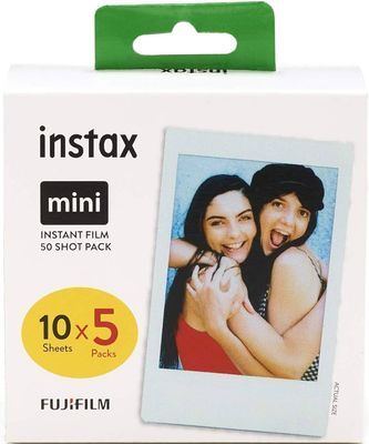 Fuji INSTAX Mini Color Film, picture size 6,2x4,6 cm 5 films for 50 pictures
