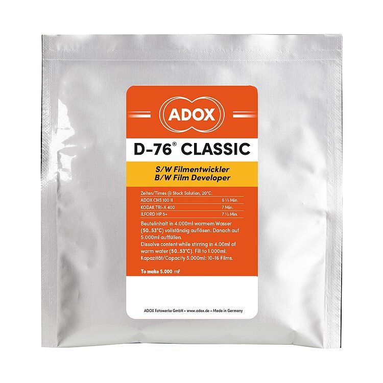 ADOX D-76 CLASSIC Developer (Powder) for Black &amp; White Film - Makes 5 Liter