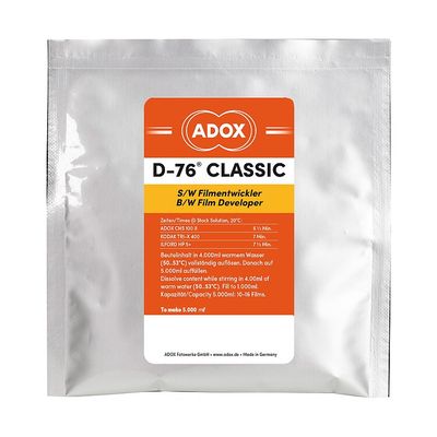 ADOX D-76 CLASSIC Developer (Powder) for Black &amp; White Film - Makes 5 Liter