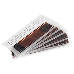 Glassine negative pockets 135 for 4-pack strips 100 sheets