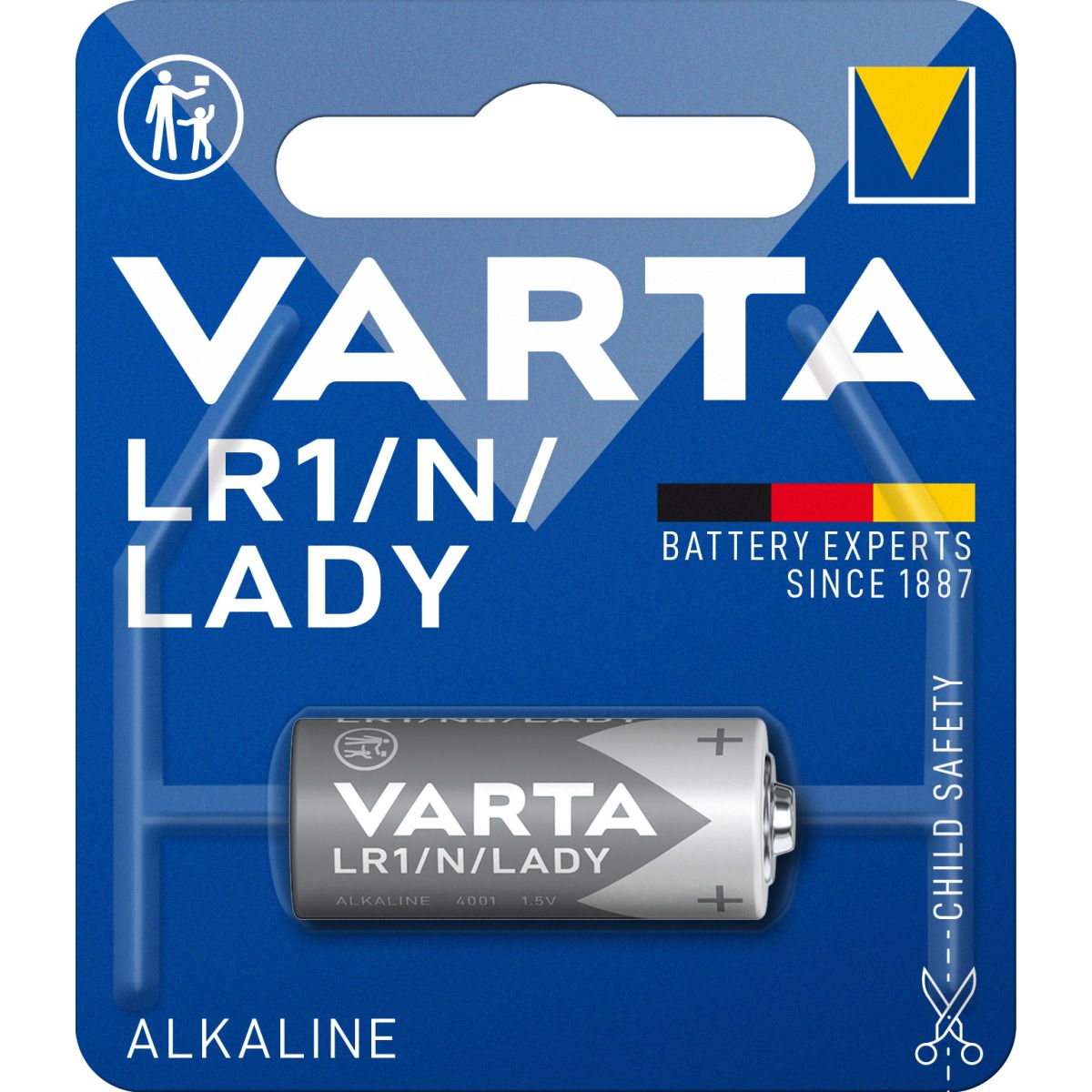 VARTA 4001 LR 1 Lady electronic Special battery for photo and flash Voltage: 1.5 Volt Capacity: 800 mAh
