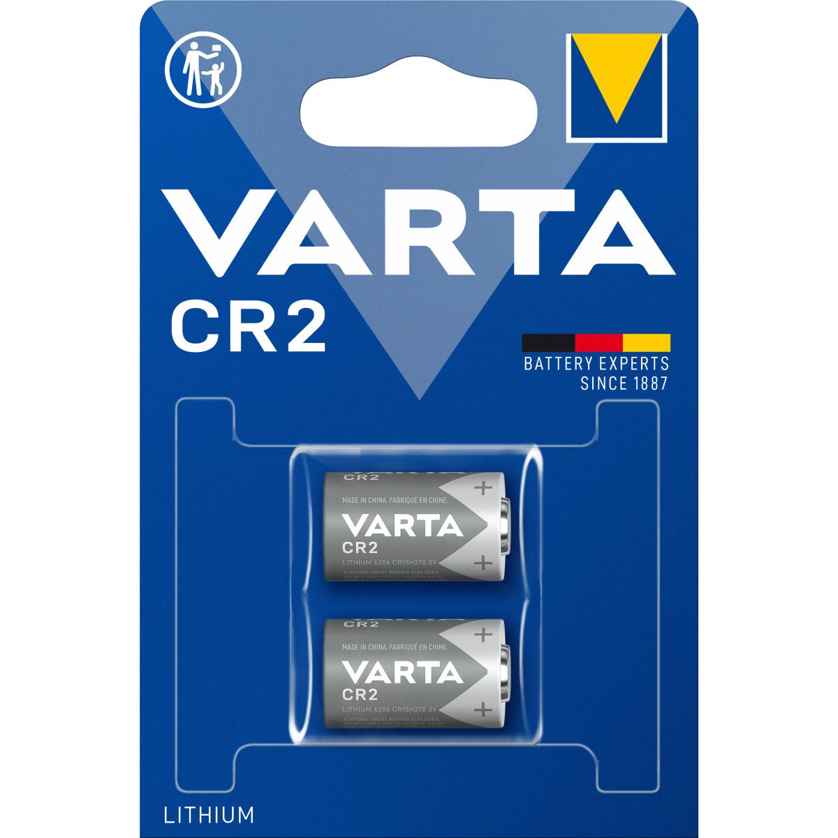 2x Varta CR 2 Lithium (3V) CR15H270