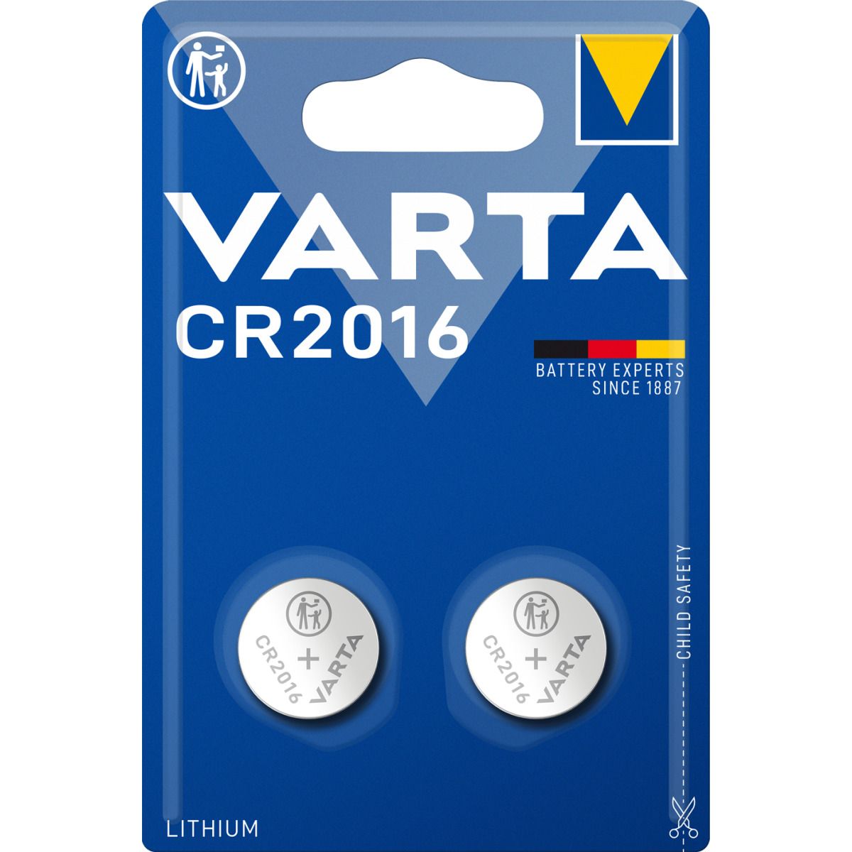 Varta Button cell CR2016  Blister 2 pieces