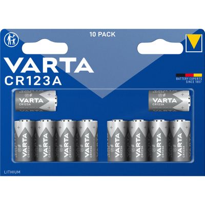 Varta CR 123 A Lithium AR1596 / 6205 10er Blister