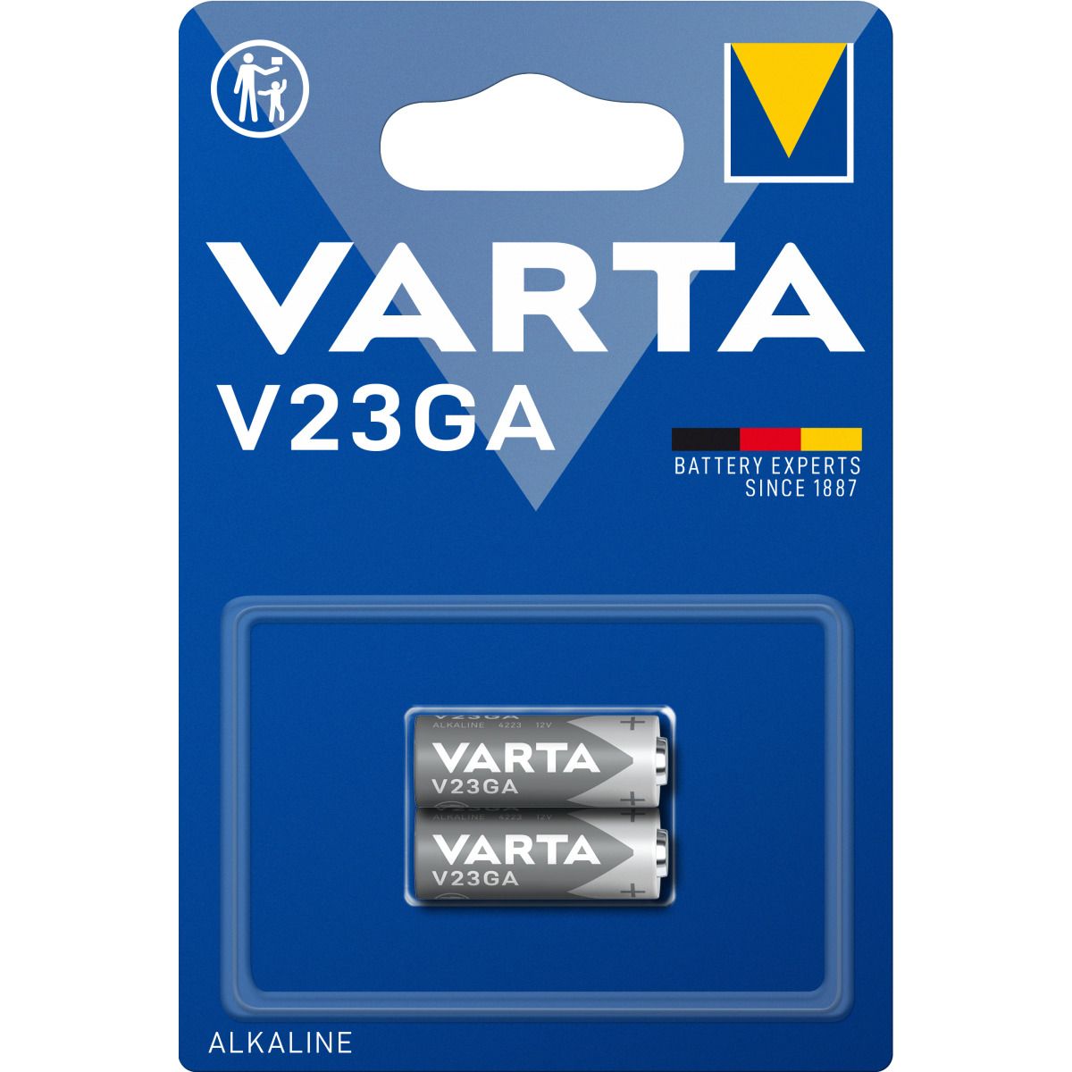 VARTA PHOTO V 23 GA - Special battery for photo and flash - Blister pack of 2 V23GA