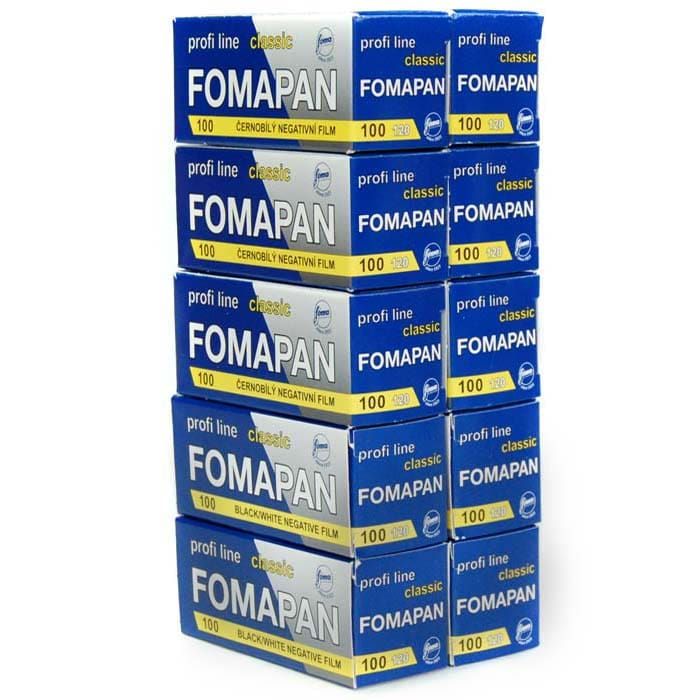 Fomapan 100 Classic Black and White Negative Film (120 Roll Film) expired 04/2027