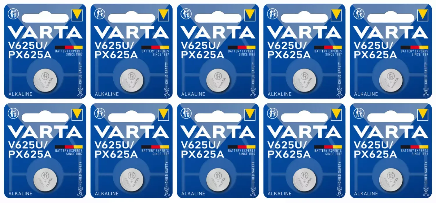 ​VARTA V 625 U / PX625A / LR9 Special battery for photo and flash Voltage: 1.5 V Capacity: 200 mAh