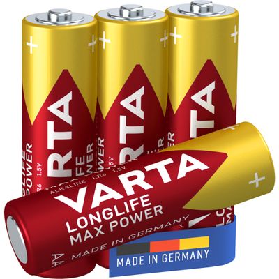 VARTA LONGLIFE Max Power LR6/K AA V1500 Blister 4