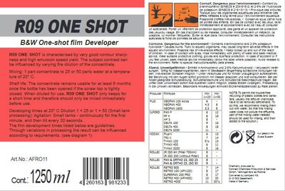 Rollei Compard R09 One Shot 1 liter (Rodinal)