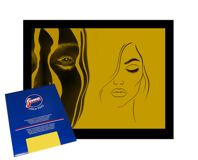 FOMA Fomapastel MG181 Cyan FB 20.3X25.4cm (8x10 Inch) 50 Sheets