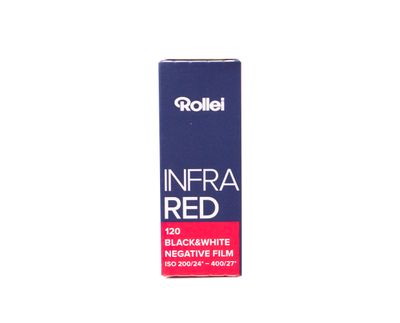 Rollei Infrared 400 Black and White Negative Film - Format 120 date 01/2026